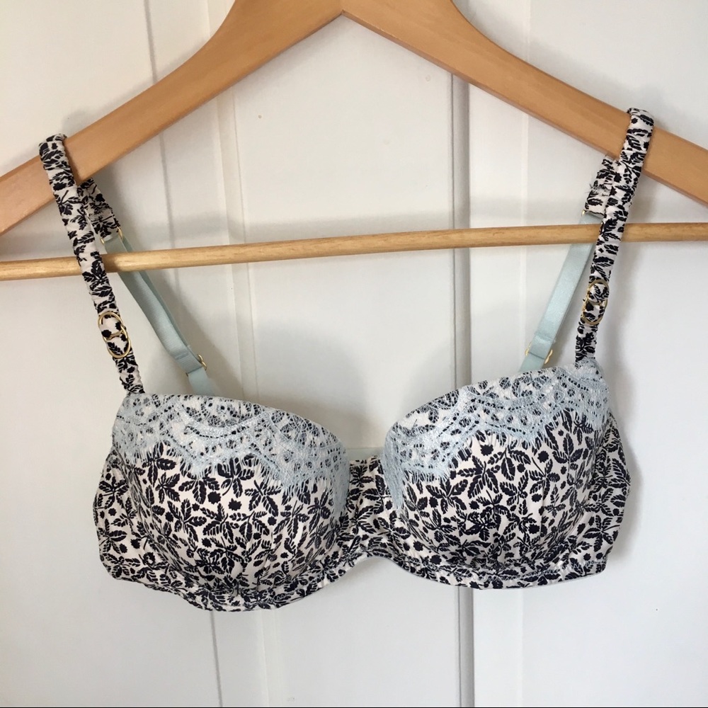 Stella McCartney Silk & Lace Bra 32C